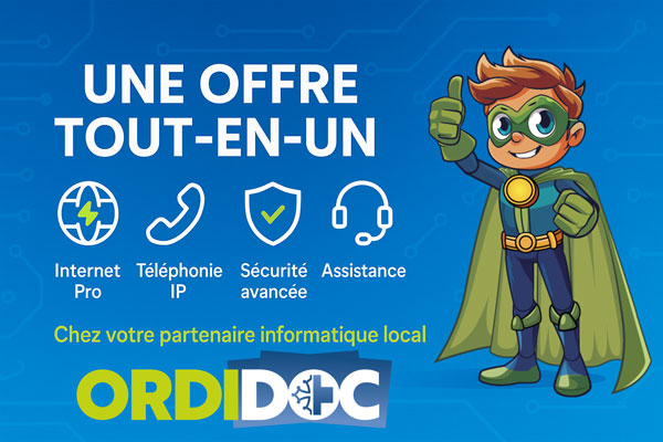 Pack ORDiDOC : Internet, Téléphone, Sécurité, Assistance